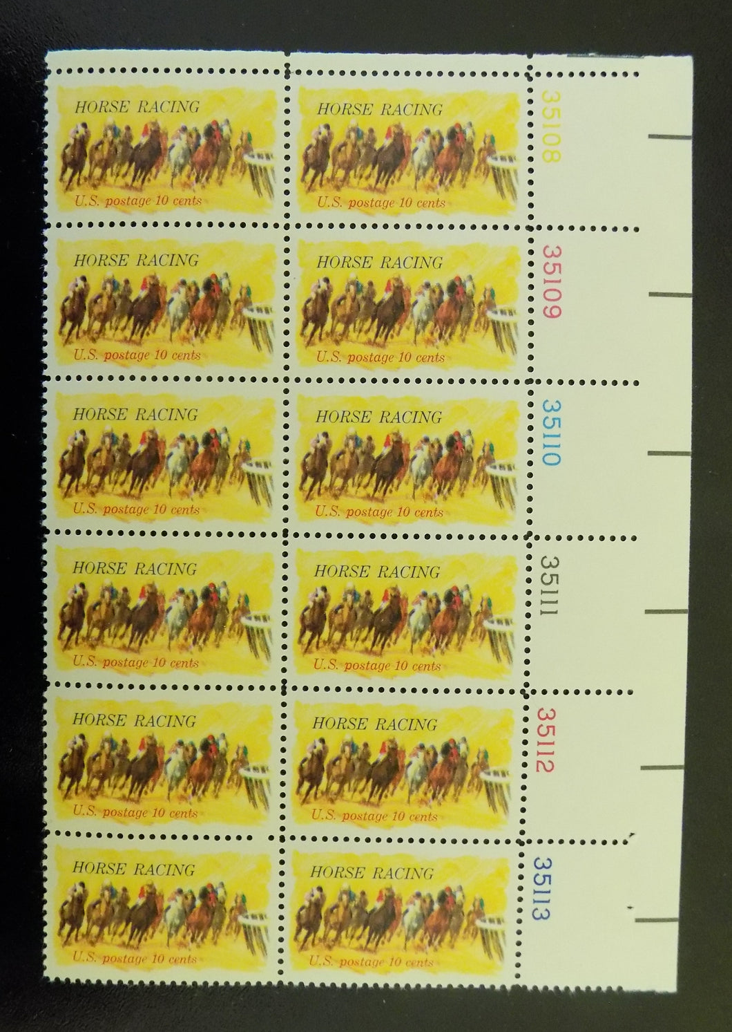 # 1528 (1974) Horse Racing - PB, UR #35113, MNH