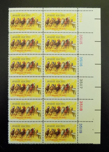 # 1528 (1974) Horse Racing - PB, UR #35119, MNH