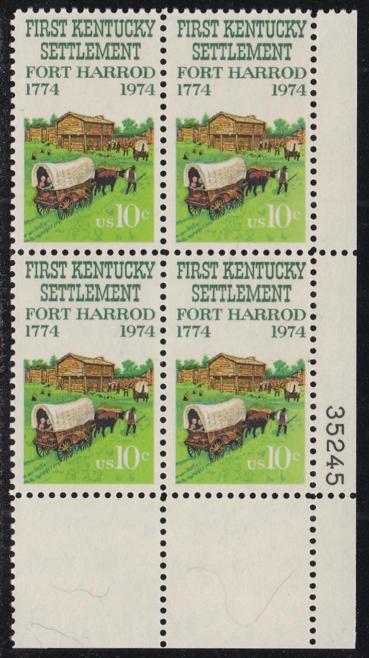 # 1542 (1974) Fort Harrod - PB, LR #35245, MNH
