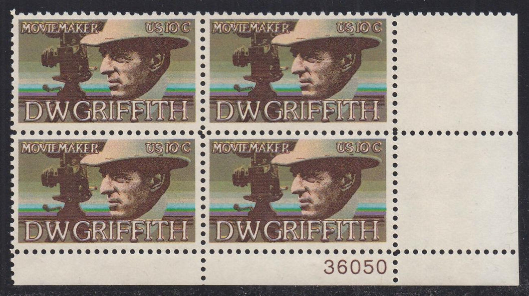 # 1555 (1975) DW Griffith - PB, LR #36050, MNH