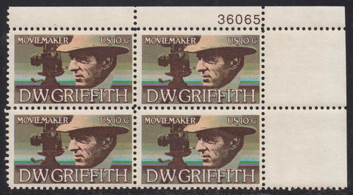 # 1555 (1975) DW Griffith - PB, UR #36065, MNH