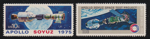 # 1569-70 (1975) Apollo-Soyuz - Sgls, Set/2, MNH