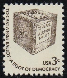 # 1584 (1977) Ballot Box, DG, GP - Sgl, MNH