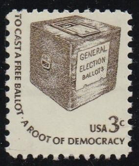 # 1584 (1977) Ballot Box, SG, GP - Sgl, MNH