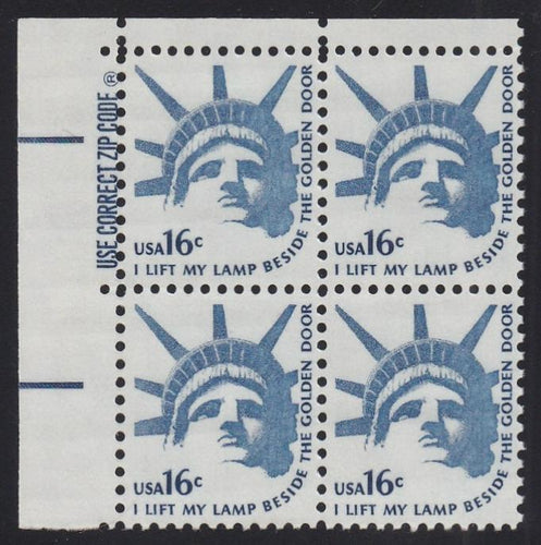 # 1599 (1978) Liberty, SG, WP, OA Tag - Zip BK/4, UL, MNH