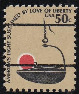 # 1608 (1979) Iron Betty Lamp, SG, BP, OA Tag, Precancel - Sgl, MNH
