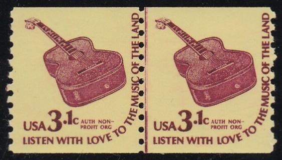 # 1613 (1979) Guitar, DG, YP, OA Tag - Coil LP, F MNH