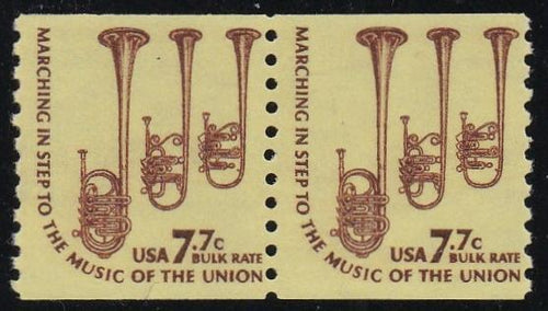 # 1614 (1976) Saxhorns, SG, YP, OA Tag - Coil pr, MNH