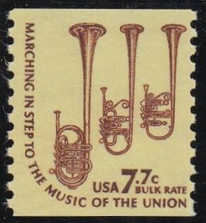 # 1614 (1976) Saxhorns, SG, YP, OA Tag - Coil sgl, MNH