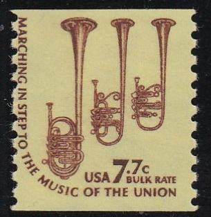 # 1614 (1976) Saxhorns, SG, YP, OA Tag - Coil sgl, F MNH