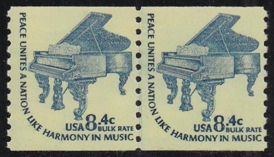# 1615C (1978) Piano, SG, YP, OA Tag - Coil LP, MNH