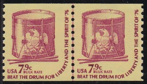 # 1615 (1976) Drum, SG, YP, OA Tag - Coil LP, XF MNH