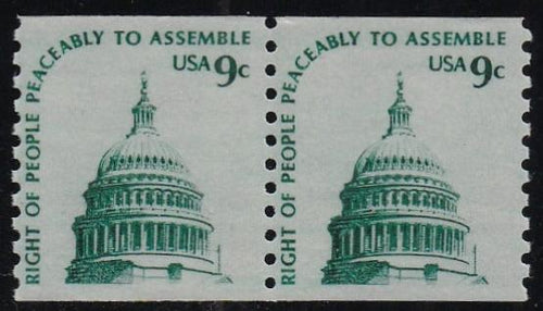 # 1616 (1976) Capitol Dome, SG, GP, OA Tag - Coil pr, MNH