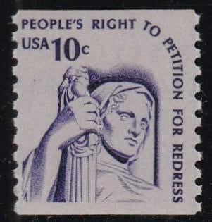 # 1617 (1977) Justice, DG, OA Tag - Coil sgl, MNH