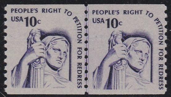 # 1617 (1977) Justice, DG, OA Tag - Coil LP, MNH
