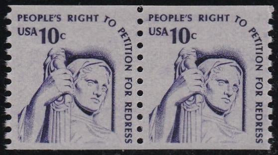 # 1617 (1977) Justice, SG, OA Tag - Coil pr, XF MNH