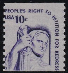 # 1617 (1977) Justice, SG, OA Tag - Coil sgl, F MNH