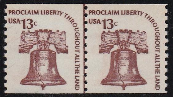 # 1618 (1975) Liberty Bell, SG - Coil LP, F MNH