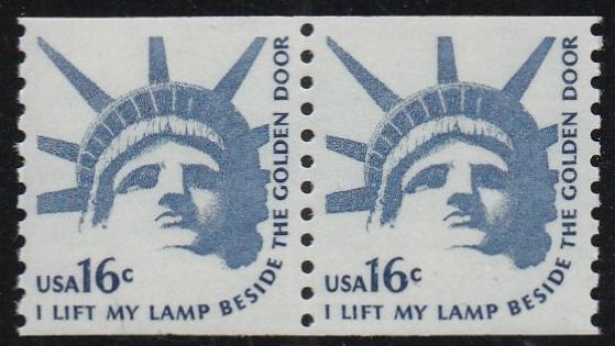 # 1619 (1978) Liberty, OA Tag, WP - Coil pr, XF MNH