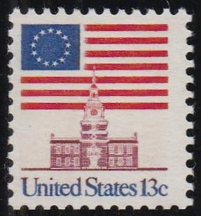 # 1622 (1975) Flag / Independence Hall, LBT - Sgl, MNH