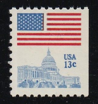 # 1623B (1977) Capitol Dome, DG, MBT, Hi-Brite - Bklt sgl, MNH