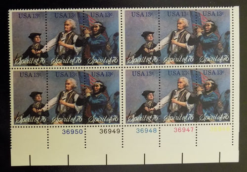 # 1629-31 (1976) Spirit of '76 - PB, LR #36950, MNH
