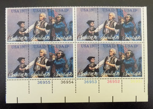 # 1629-31 (1976) Spirit of '76 - PB, LR #36955, MNH