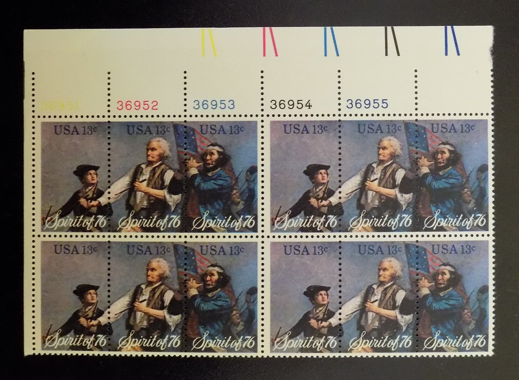 # 1629-31 (1976) Spirit of '76 - PB, UL #36955, MNH