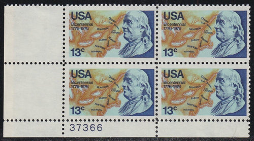 # 1690 (1976) Franklin - PB, LL #37366, MNH