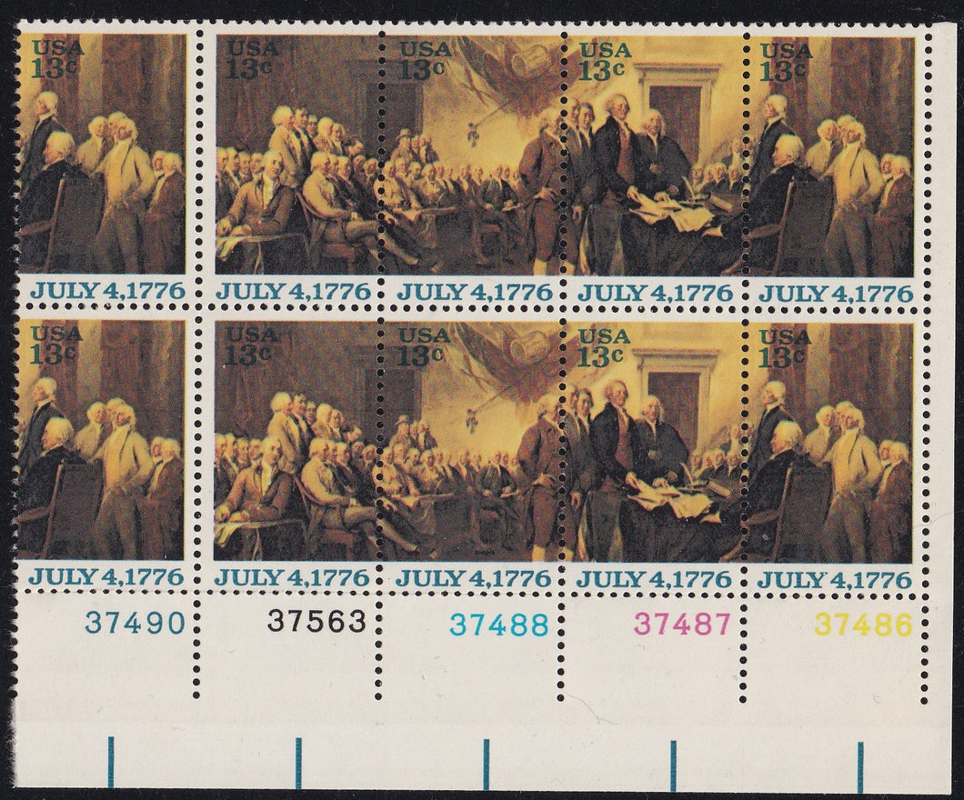 # 1691-94 (1976) Declaration of Independence - PB, LR #37490, MNH