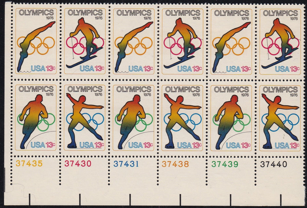 # 1695-98 (1976) Olympics - PB, LL #37440, MNH