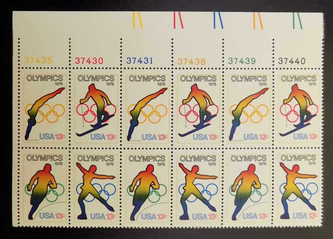 # 1695-98 (1976) Olympics - PB, UL #37440, MNH