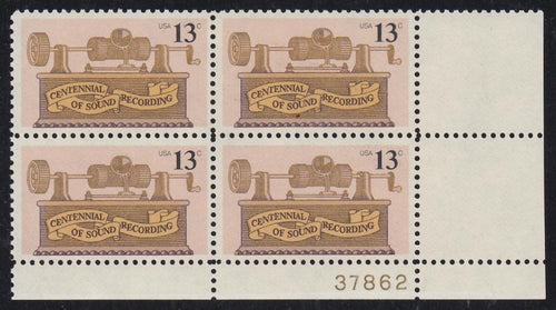 # 1705 (1977) Phonograph - PB, LR #37862, MNH