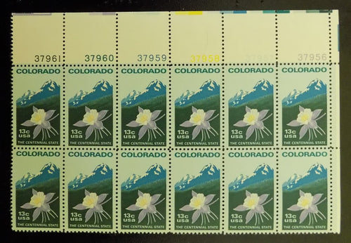 # 1711 (1977) Colorado, perf 11x11 - PB, UR #37961, MNH