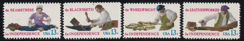 # 1717-20 (1977) Skilled Hands - Sgls, Set/4, MNH