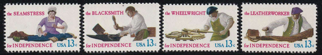 # 1717-20 (1977) Skilled Hands - Sgls, Set/4, MNH