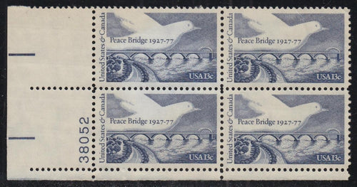 # 1721 (1977) Peace Bridge / Dove - PB, LL #38052, MNH