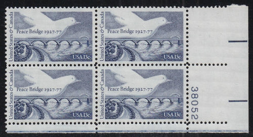 # 1721 (1977) Peace Bridge / Dove - PB, LR #38052, MNH