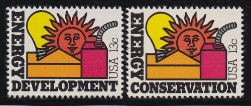 # 1723-24 (1977) Energy - Sgls, Set/2, MNH