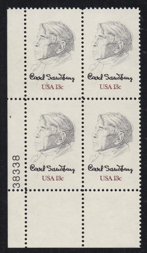 # 1731 (1978) Sandburg - PB, LL #38338, MNH