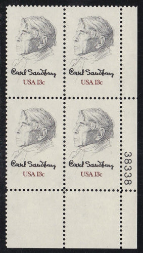 # 1731 (1978) Sandburg - PB, LR #38338, MNH