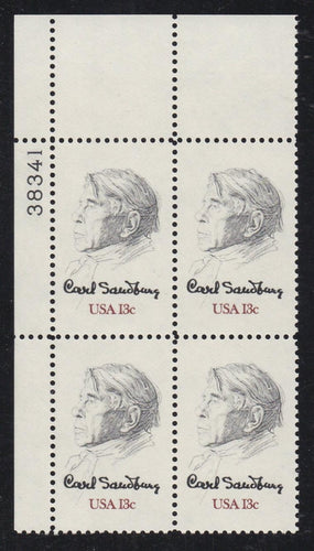 # 1731 (1978) Sandburg - PB, UL #38338, MNH