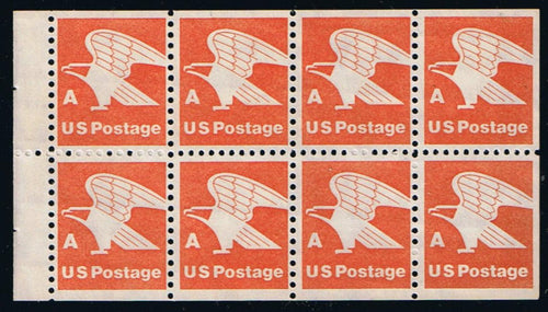 # 1736a (1978) Eagle, 'A', First Transition Rate - Bklt pane, MNH