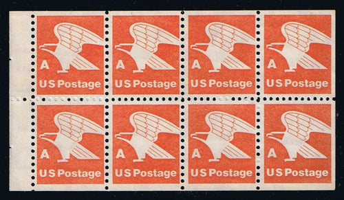 # 1736a (1978) Eagle, 'A', First Transition Rate, Low HB - Bklt pane, MNH