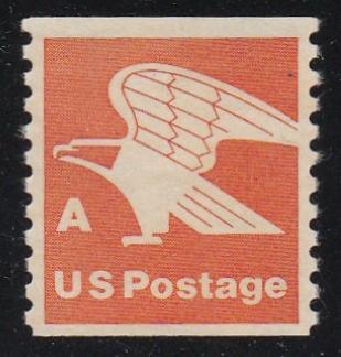 # 1743 (1978) 'A' First Transition Rate - Coil Sgl, XF MNH