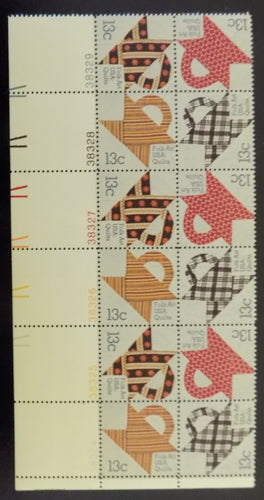 # 1745-48 (1978) Quilts - PB, LL #38329, MNH
