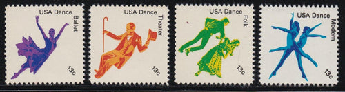 # 1749-52 (1978) Dance - Sgls, Set/4, MNH