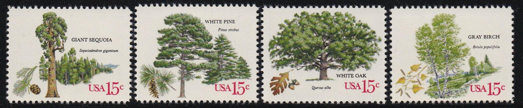 # 1764-67 (1978) Trees - Sgls, Set/4, MNH