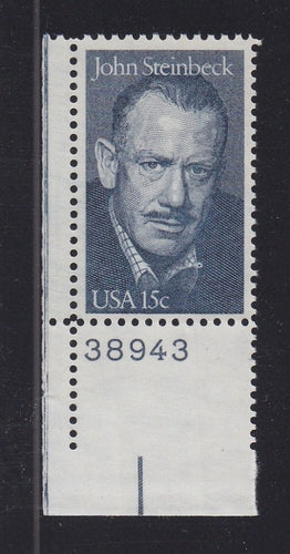 # 1773 (1979) Steinbeck - Plt sgl, LL #38943, MNH