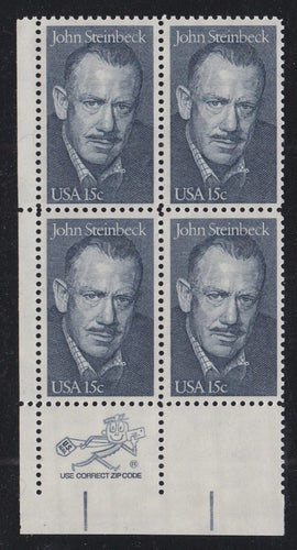 # 1773 (1979) Steinbeck - Mr. Zip, BK/4, LL, MNH